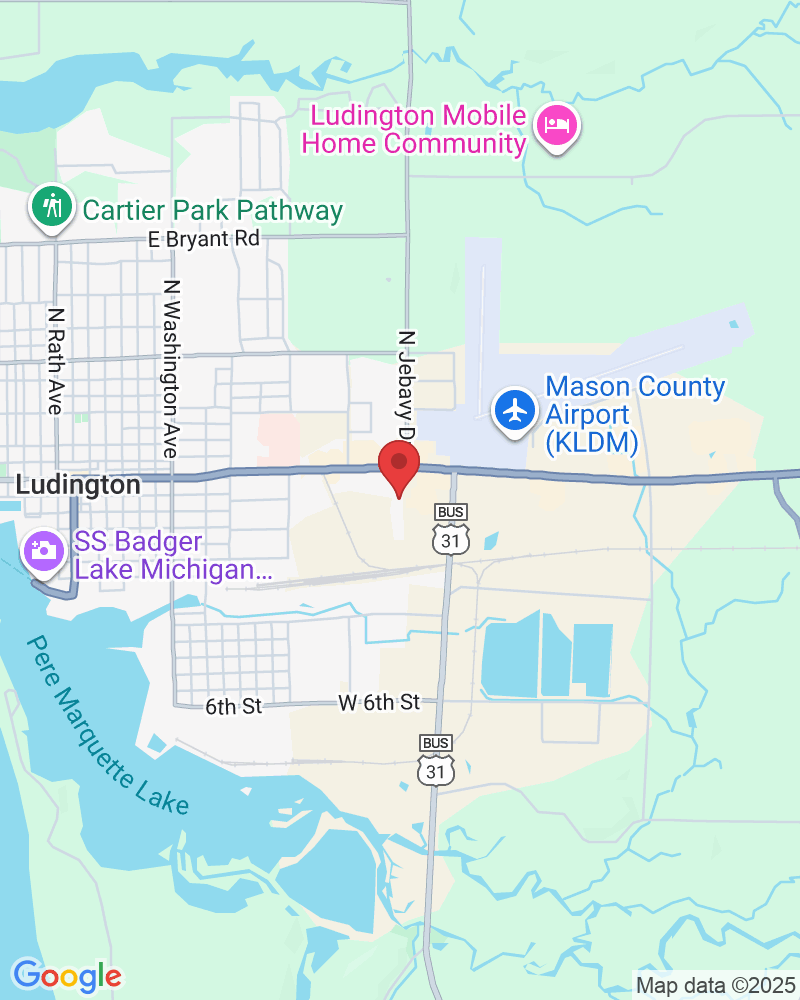 111 S Jebavy Dr ste 2, Ludington, MI 49431, USA