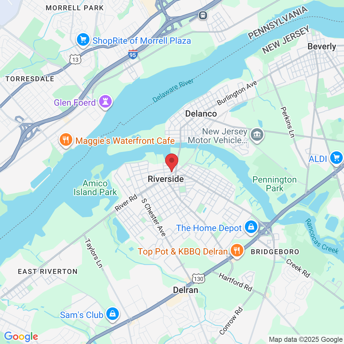 33 Lafayette St, Riverside, NJ 08075, USA