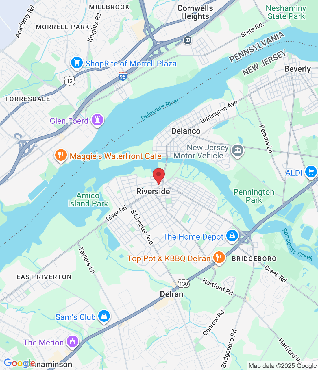 33 Lafayette St, Riverside, NJ 08075, USA