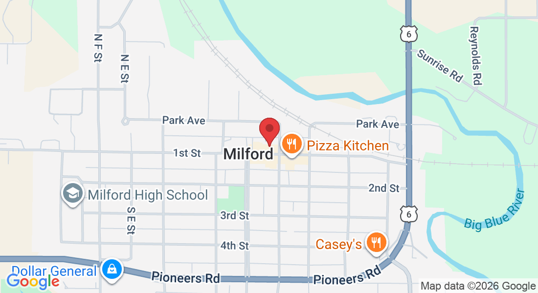 508 1st St, Milford, NE 68405, USA