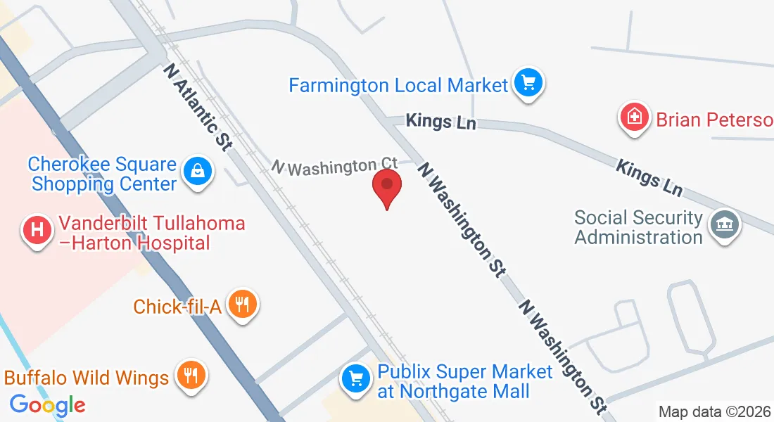 1821 N Washington St, Tullahoma, TN 37388, USA