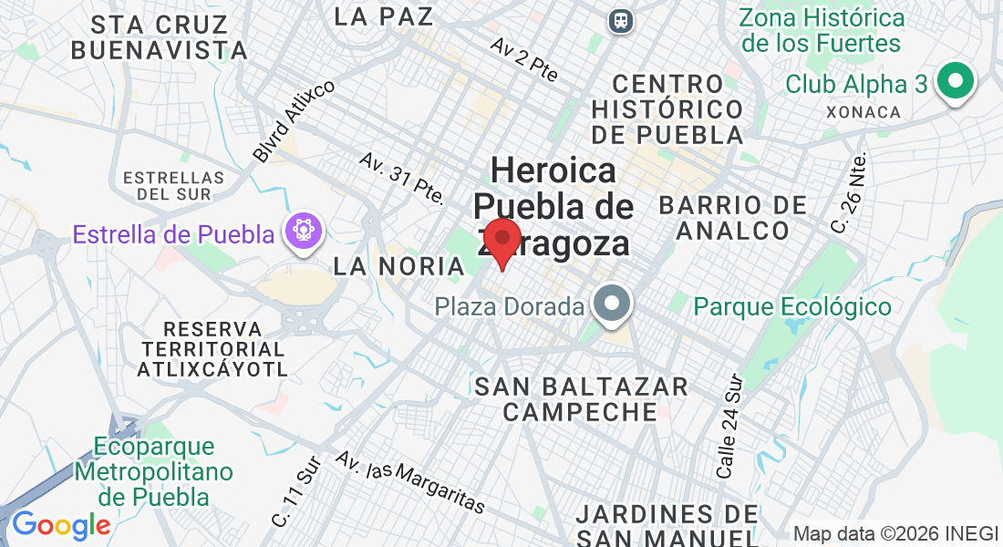 Calle 39 Pte. 908, Gabriel Pastor 1ra Secc, 72420 Heroica Puebla de Zaragoza, Pue., México