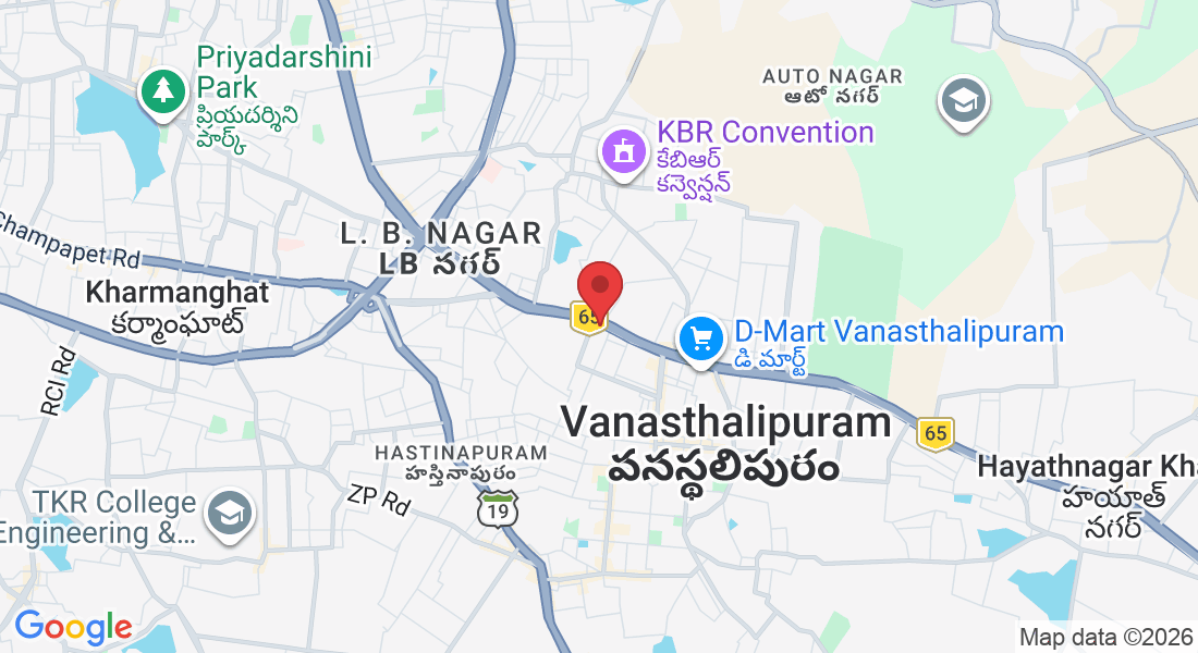 4th Floor, Vijay Sales Building, opp. Toyota Showroom, Abhyudaya Nagar, Chintalkunta, Hyderabad, Telangana 500070, India