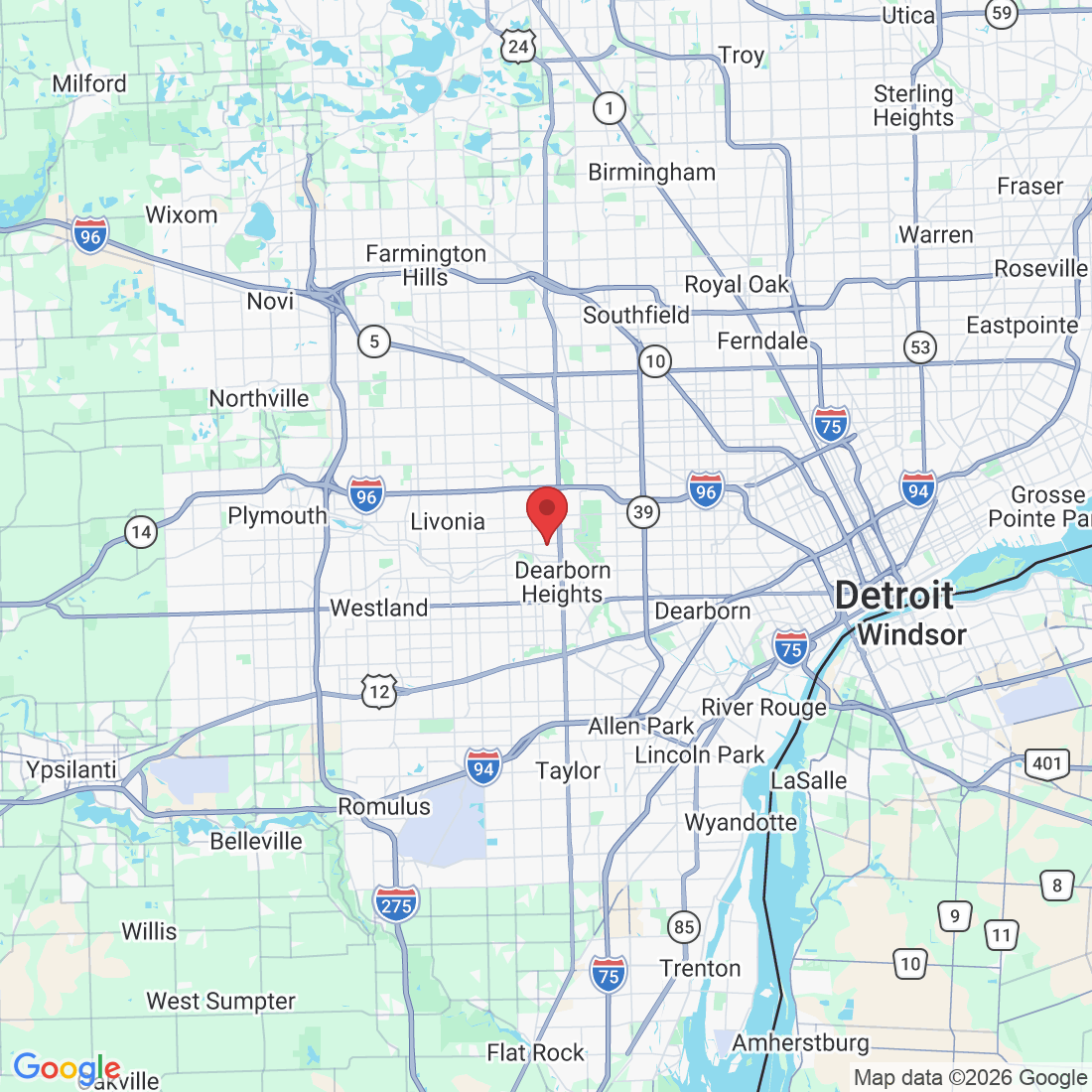 8560 Silvery Ln suite 101, Dearborn Heights, MI 48127, USA