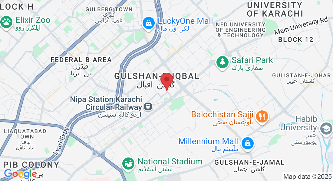 Gulshan-e-Iqbal, Karachi, Karachi City, Sindh, Pakistan