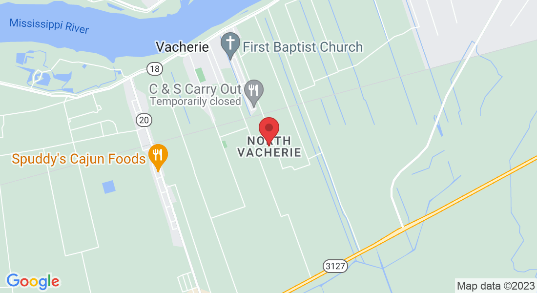 North Vacherie, Vacherie, LA 70090, USA