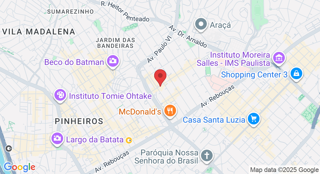 R. Teodoro Sampaio, 1005 - Pinheiros, São Paulo - SP, 05405-100, Brasil