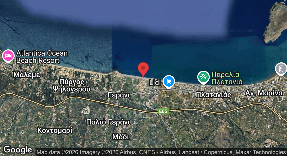 Παραλία Γεράνι, Γεράνι 730 14, Ελλάδα