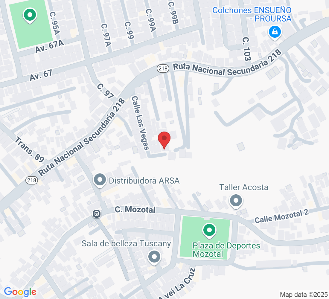 De los tanques del AyA, 100mts Oeste, 100 Sur y 25 Este, San José, Ipis, Costa Rica