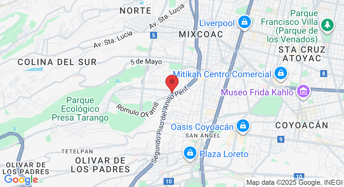 Anillo Perif. 2165, Los Alpes, Álvaro Obregón, 01010 Ciudad de México, CDMX, México