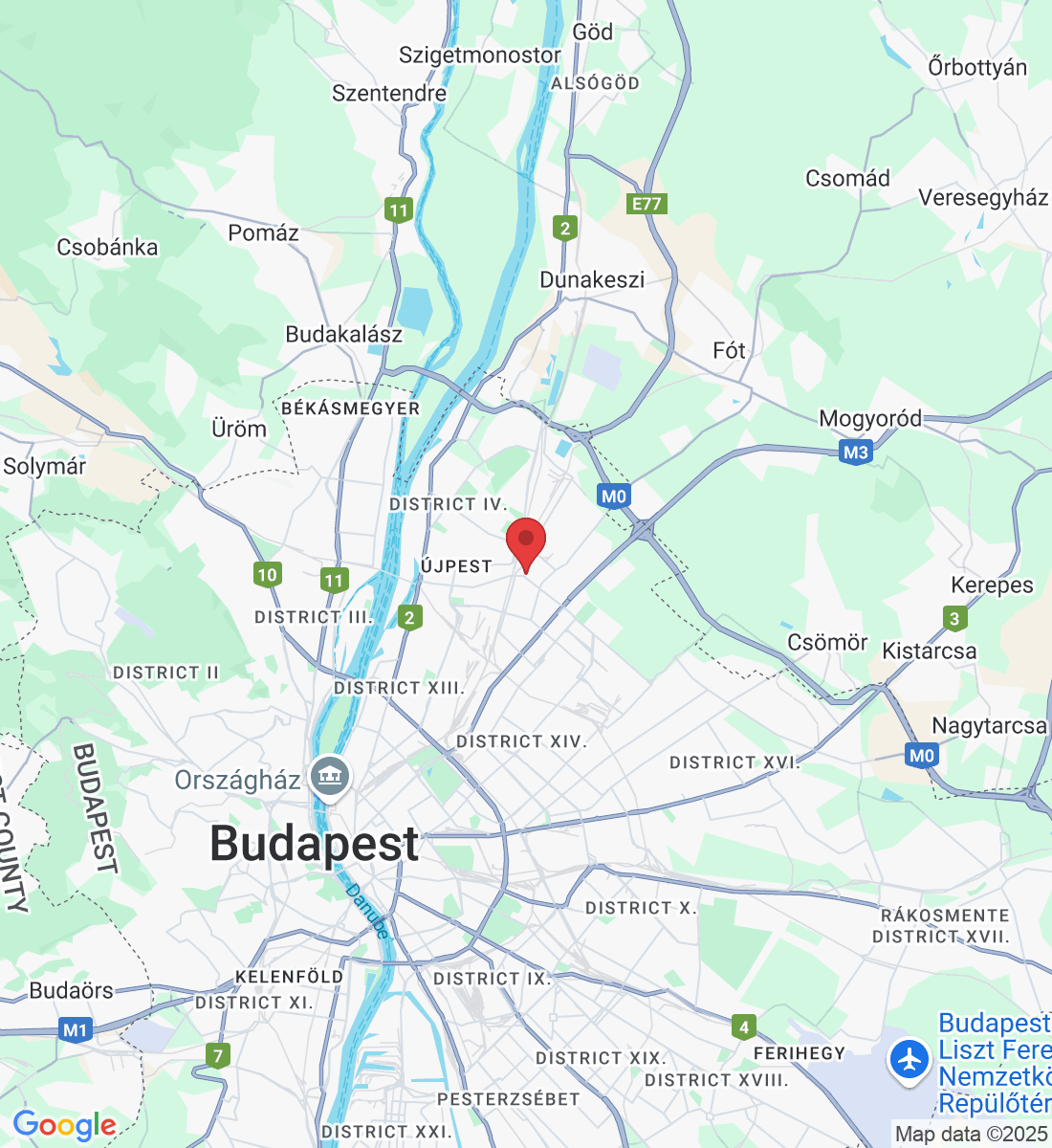 Budapest, Hubay Jenő tér 8, 1153 Hungary