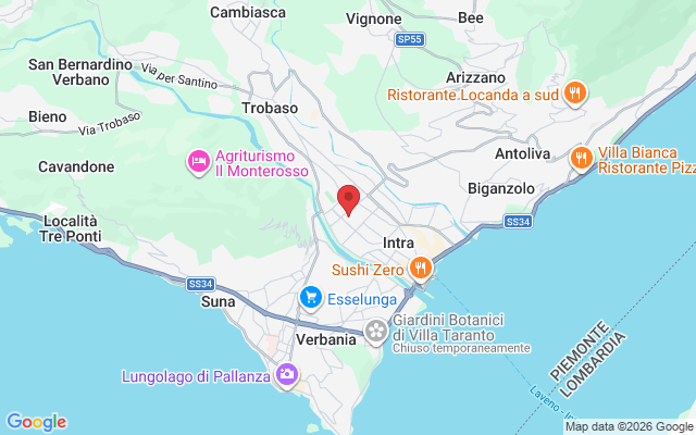 Via degli Alpini, 8a, 28921 Intra VB, Italia