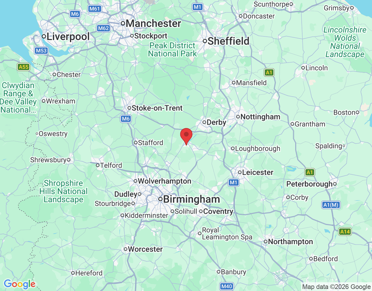 Burton Rd, Branston, Burton upon Trent, Burton-on-Trent DE14 3DL, UK