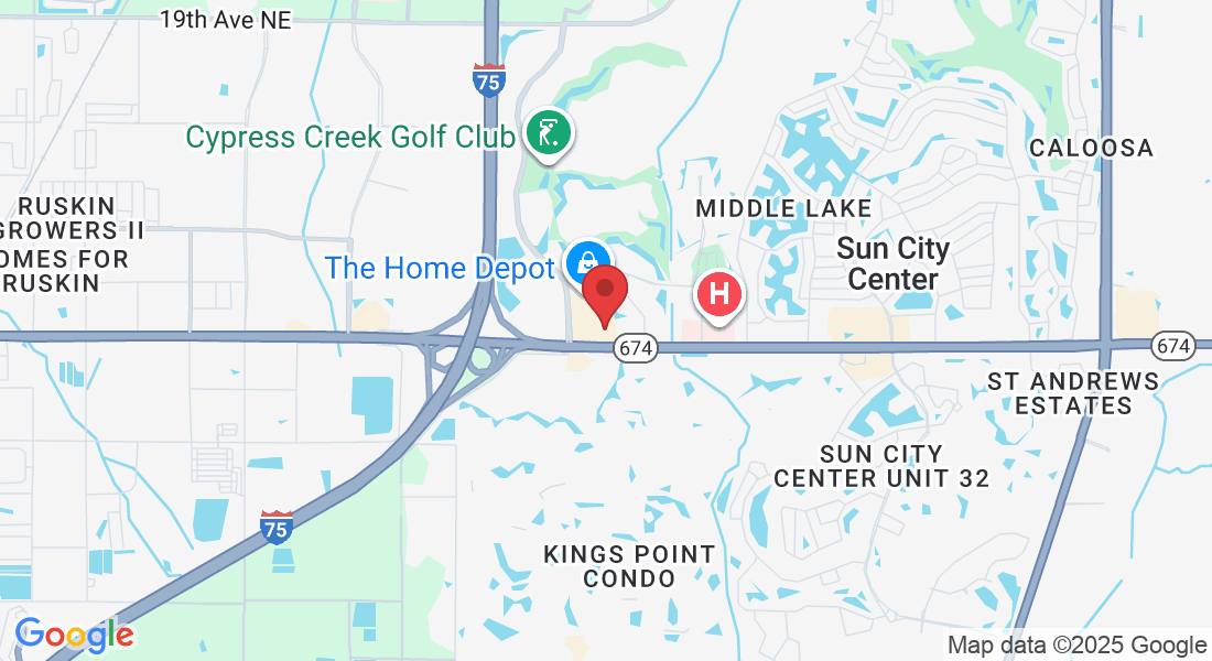 3848 Sun City Center Blvd suite 104, Sun City Center, FL 33573, USA