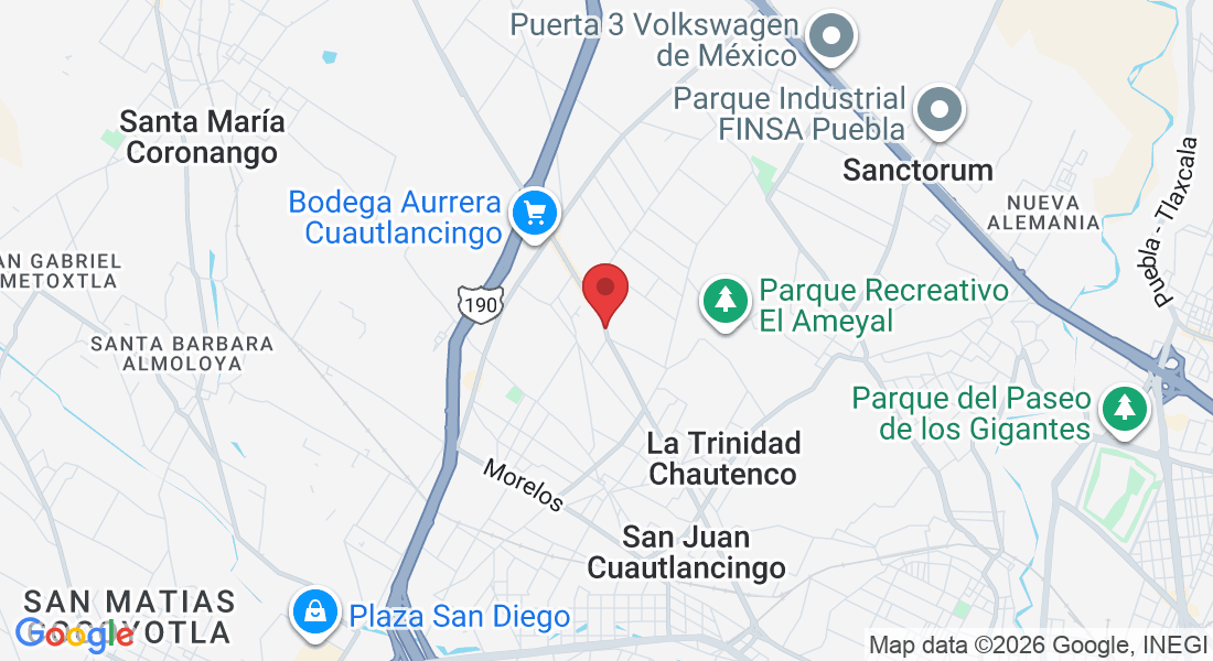 Av México - Puebla, Barrio del Calvario, San Juan Cuautlancingo, Pue., México