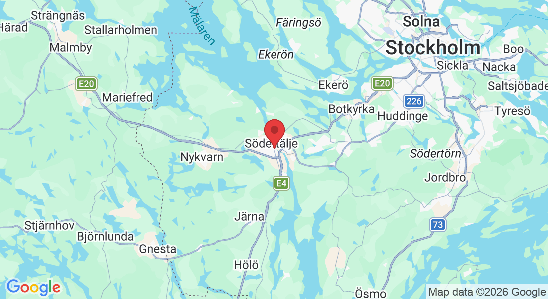 Bangatan 34, 151 32 Södertälje, Sweden