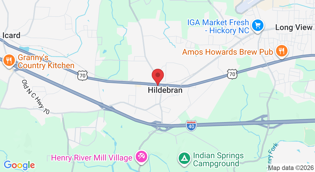 607 U.S. Hwy 70 SW, Hildebran, NC 28637, USA
