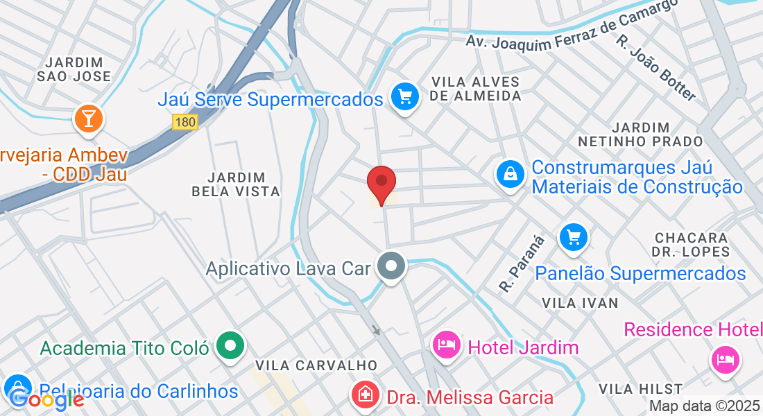 Av. Cmte. João Ribeiro de Barros, 183 - Jardim Bela Vista, Jaú - SP, 17207-400, Brasil