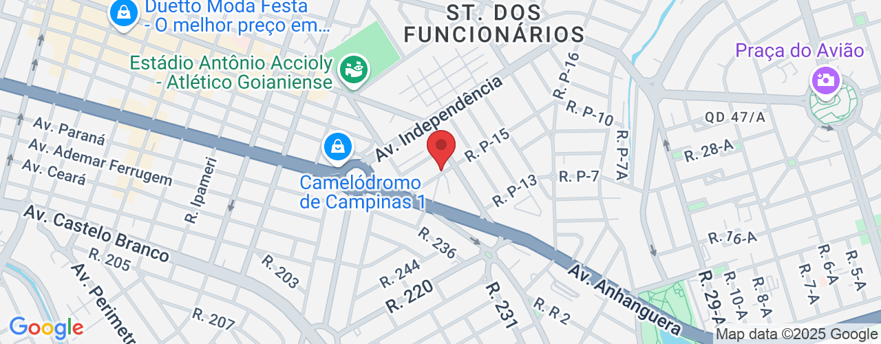 R. P-15, Sn - Casa 1 - St. dos Funcionários, Goiânia - GO, 74543-290, Brasil