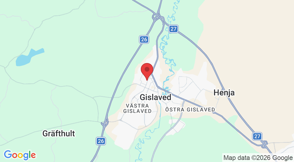 Norra Storgatan 3, 332 38 Gislaved, Sverige