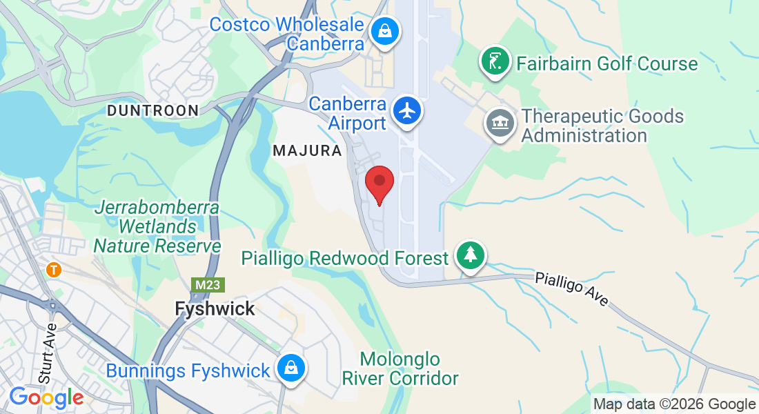 Canberra Airport, 8 Brindabella Cct, Canberra Airport ACT 2609, Australia