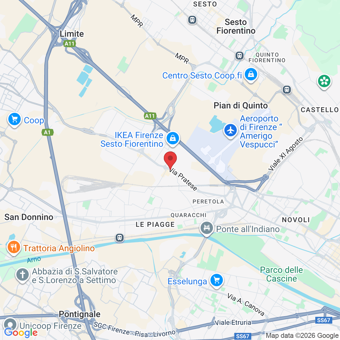 Via Pratese, 177, 50145 Firenze FI, Italy