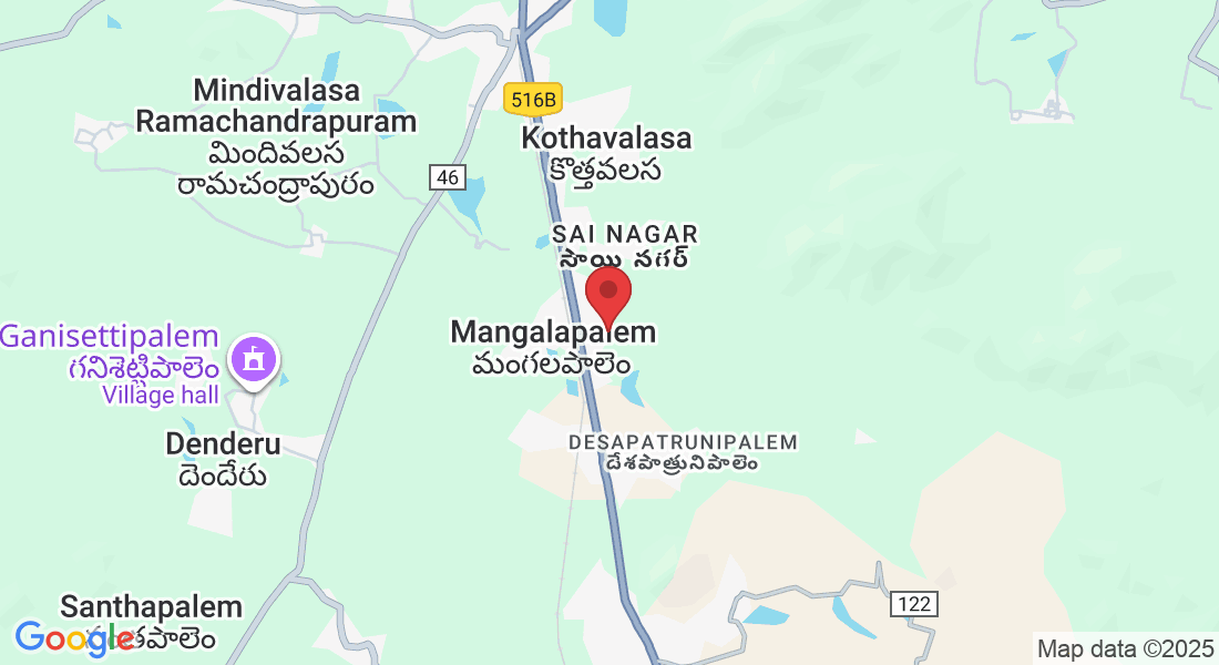 d no 11-1,relli colony,mangalapalem, Kothavalasa, Mangalapalem, Andhra Pradesh 531173, India