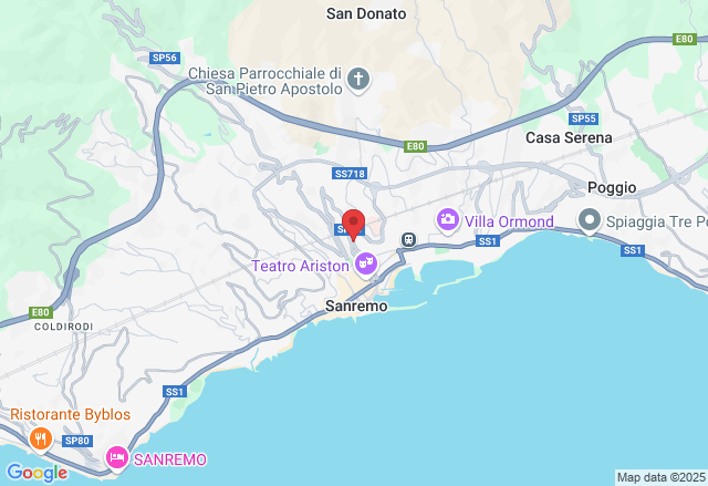 Via Zeffiro Massa, 345, 18038 Sanremo IM, Italia