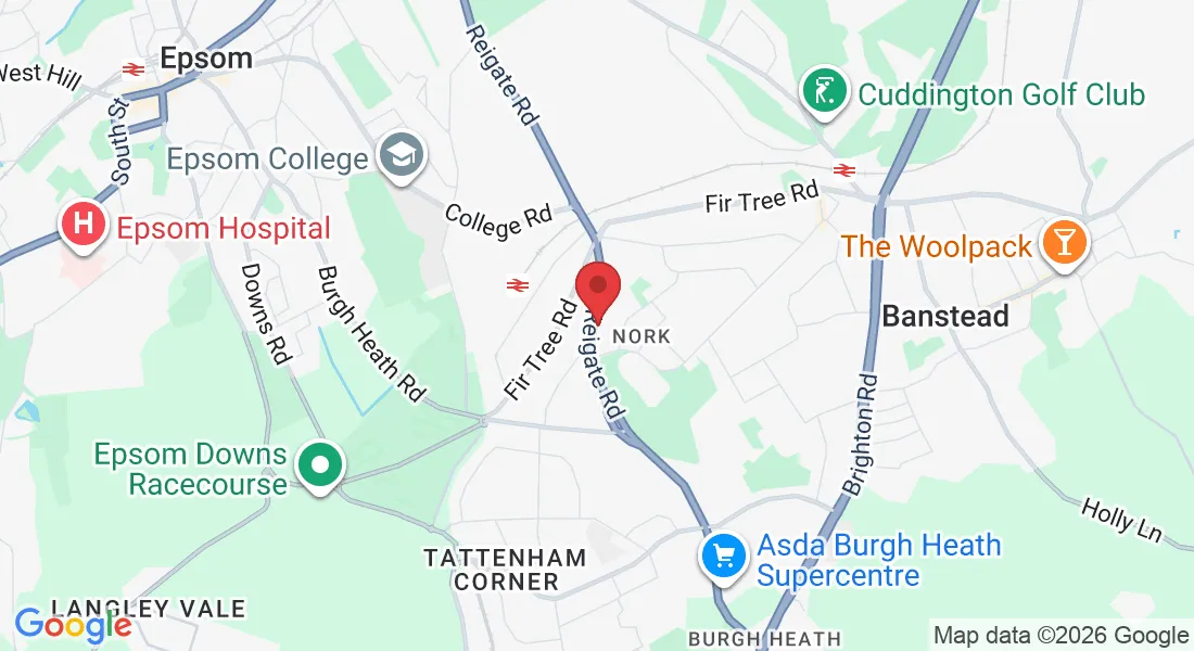 Reigate Rd, Epsom KT17 3LU, UK