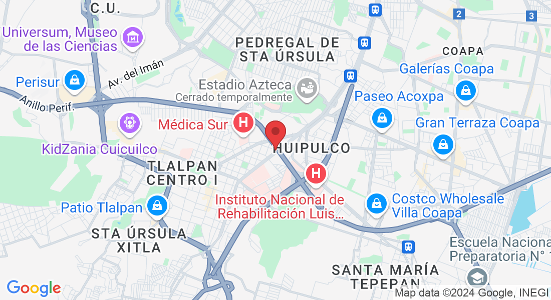 Calz. de Tlalpan 4477, Toriello Guerra, Tlalpan, 14050 Ciudad de México, CDMX, México