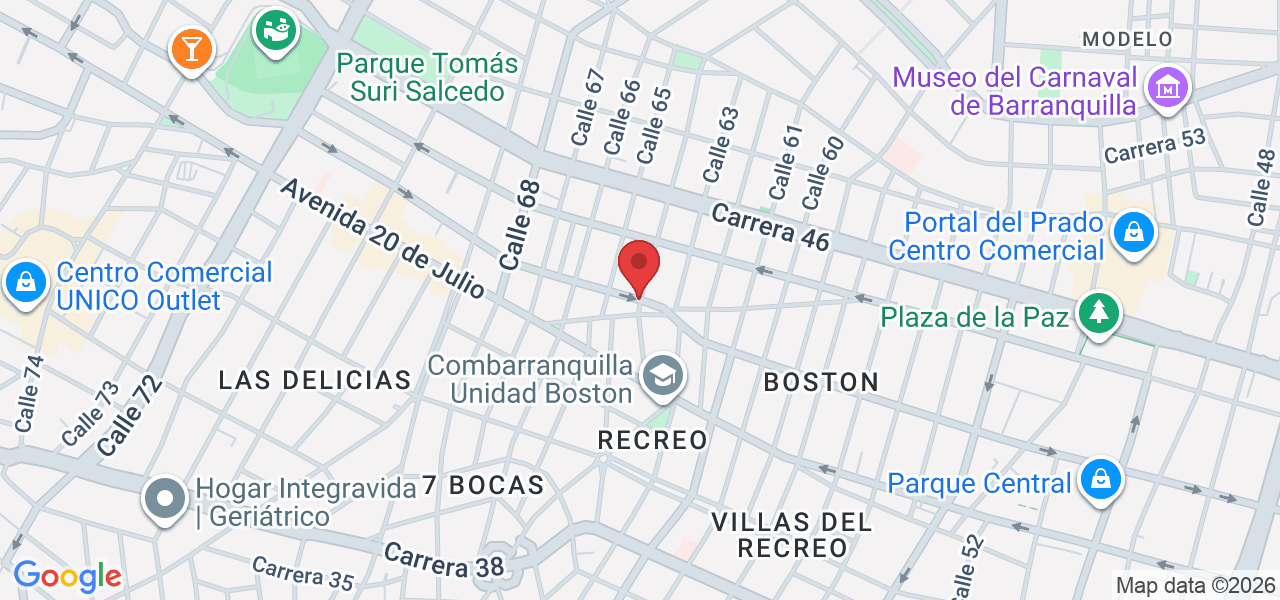 Cra. 44 #64-4, Nte. Centro Historico, Barranquilla, Atlántico, Colombia