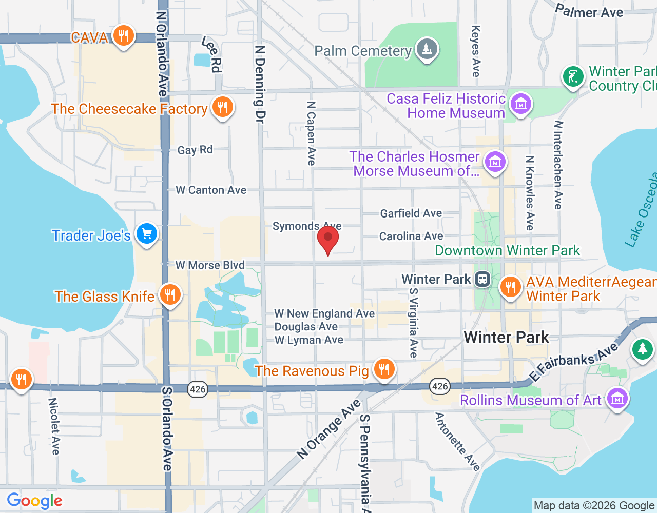 701 W Morse Blvd, Winter Park, FL 32789, USA