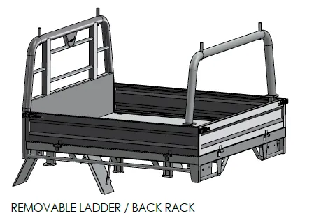 Front & Rear Ladder rack