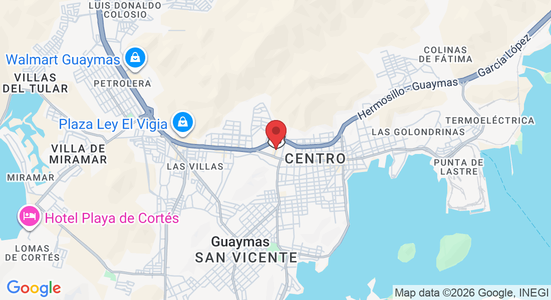 C. 9, Centro, 85400 Guaymas, Son., México