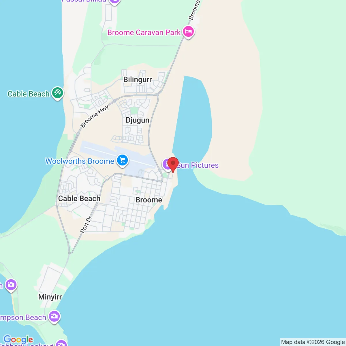 Dampier Terrace, Broome WA 6725, Australia