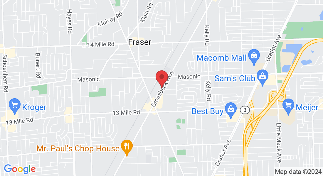 31561 Groesbeck Hwy, Fraser, MI 48026, USA