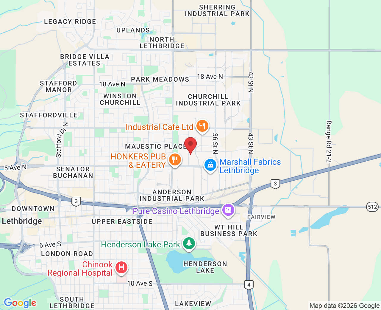 541 30 St N, Lethbridge, AB T1H 5G4, Canada