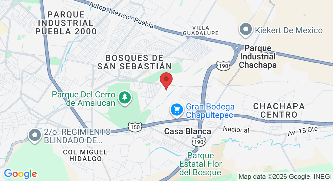 C. Dalias 13, Bosques Amalucan, 72310 Heroica Puebla de Zaragoza, Pue., Mexico