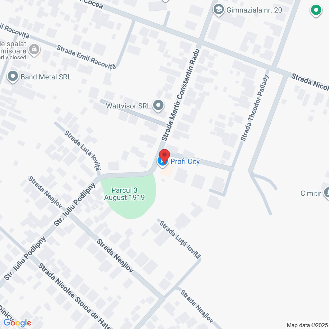 Strada Martir Constantin Radu Constantin 37A, Timișoara 300702, Romania