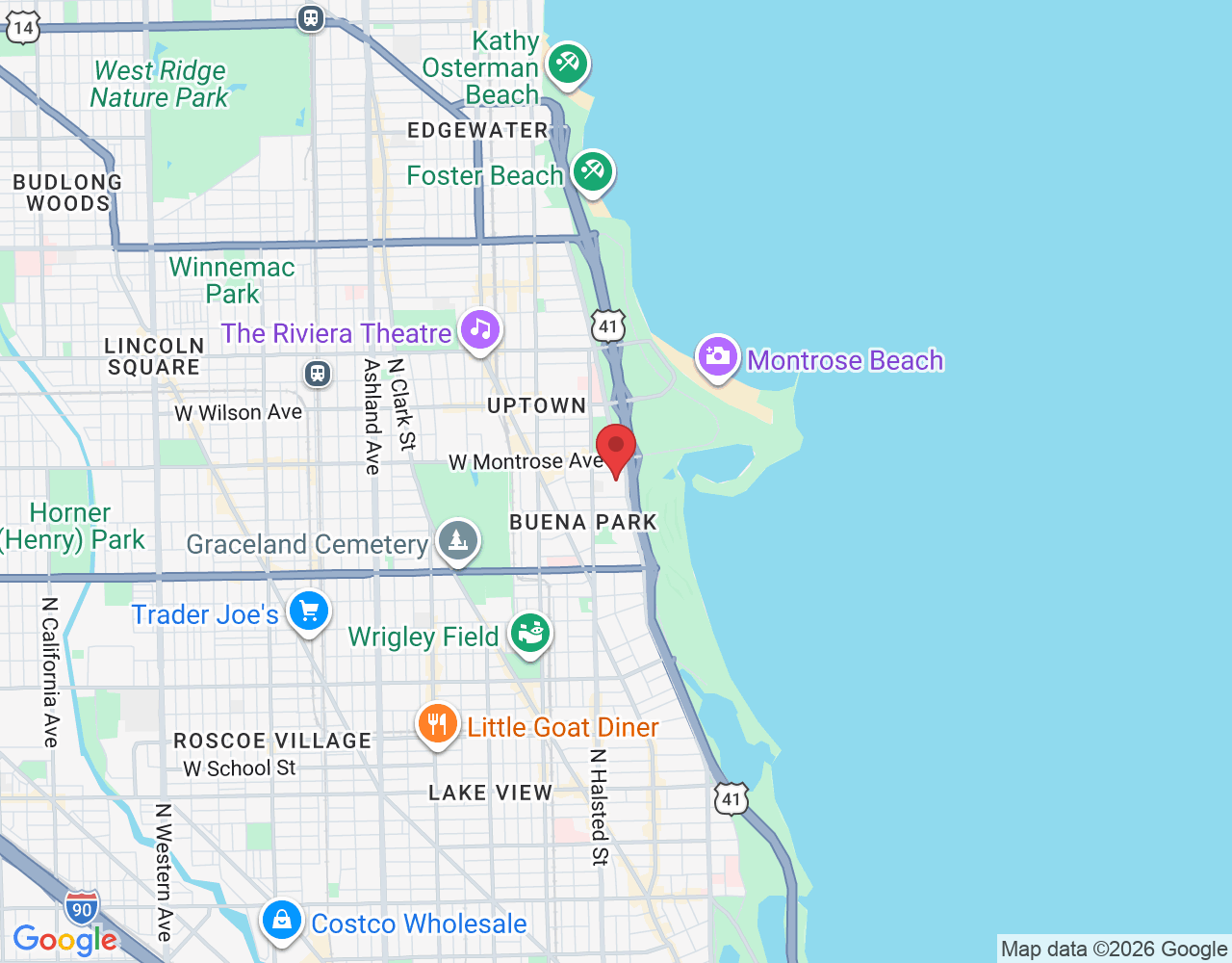 4250 N Marine Dr, Chicago, IL 60613, USA