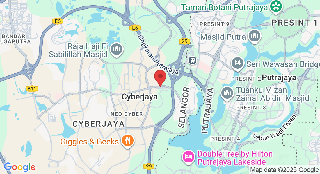 Unit P2-18, Shaftsbury Square, 63000 Cyberjaya, Selangor, Malaysia