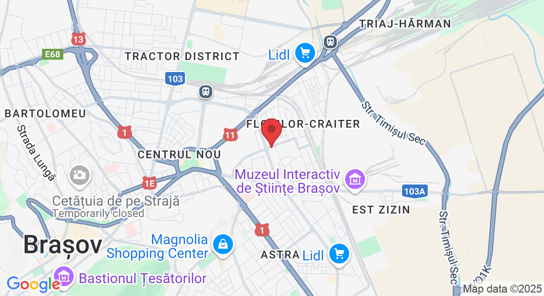Strada Brândușelor Nr 86, Parter, Brașov 500392, Romania