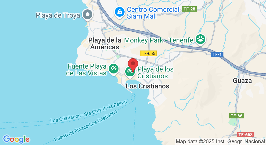 Av. Los Playeros, 38650 Los Cristianos, Santa Cruz de Tenerife, Spagna