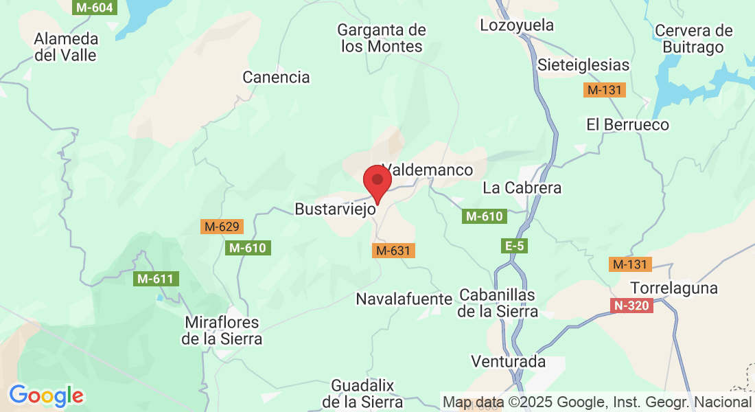 C/ Peña Rubia, 92, 28720 Bustarviejo, Madrid, España