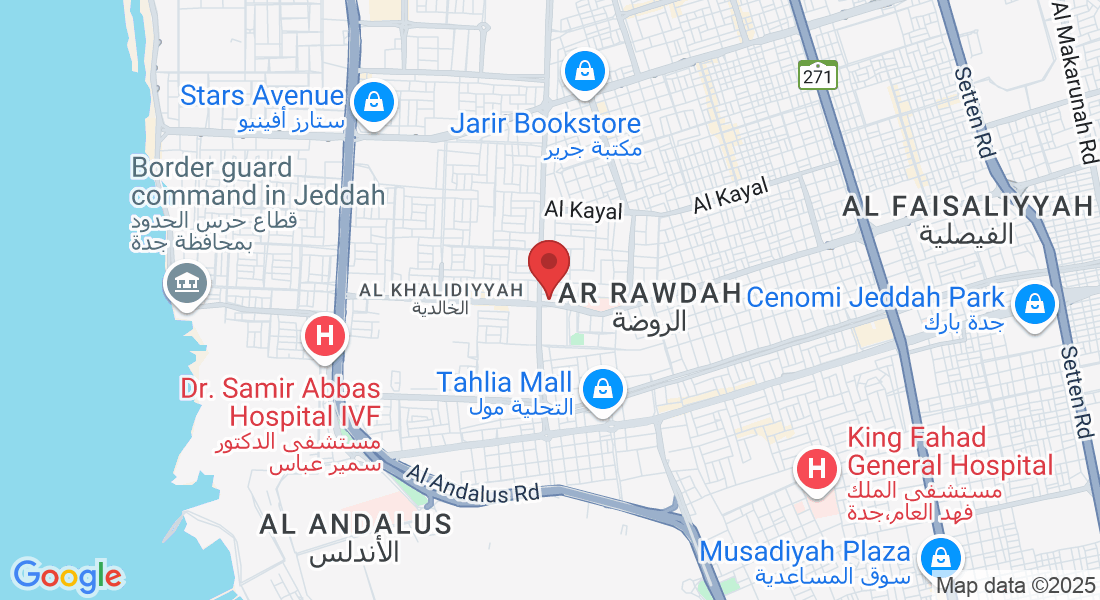 شارع الأمير عبدالله الفيصل، Ar Rawdah, Jeddah 23433, Saudi Arabia