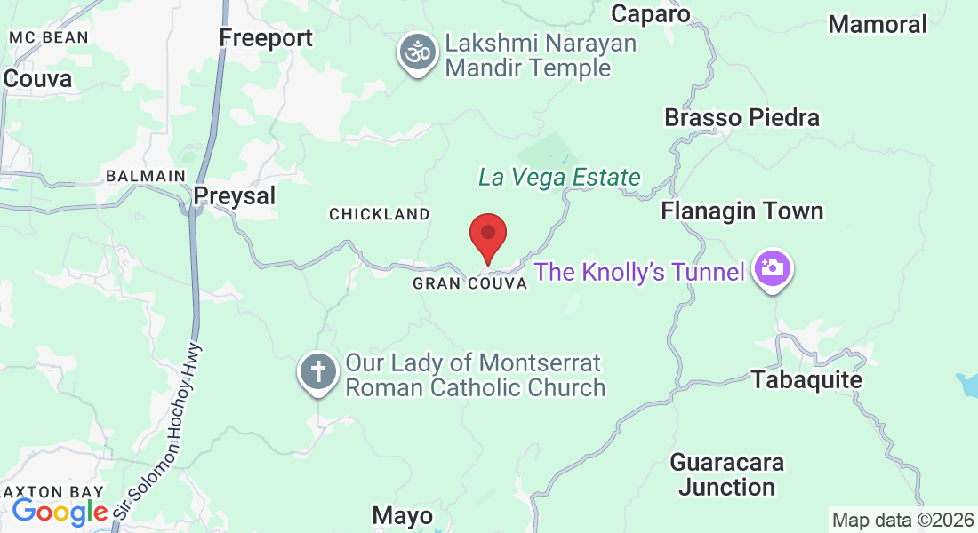 CJ3R+J3, Couva, Trinidad and Tobago