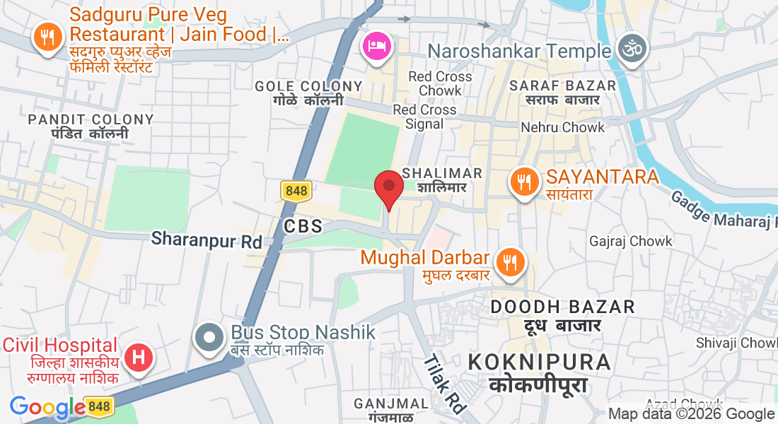 Office no. 28, Millenium chambers, 2nd Floor, Marchant Chembers, opposite Nasik Gymkhana, Shalimar, Nashik, Maharashtra 422001, India