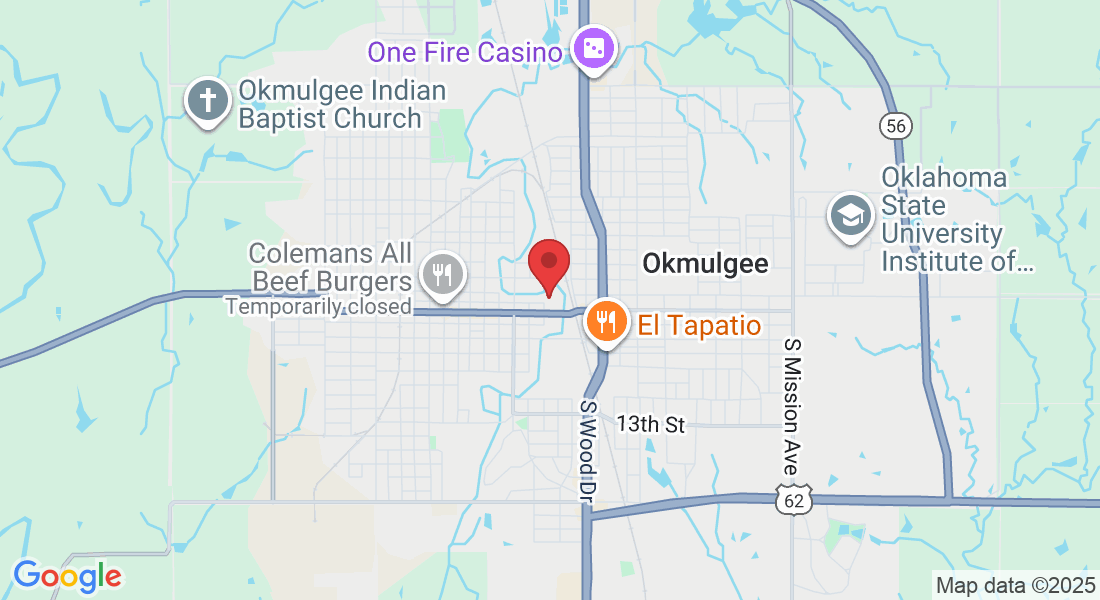 607 E 5th St, Okmulgee, OK 74447, USA