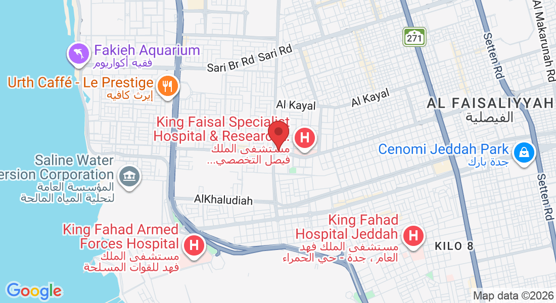 شارع الأمير، Prince Saud Al Faisal, حي الروضة، Jeddah 23433, Saudi Arabia