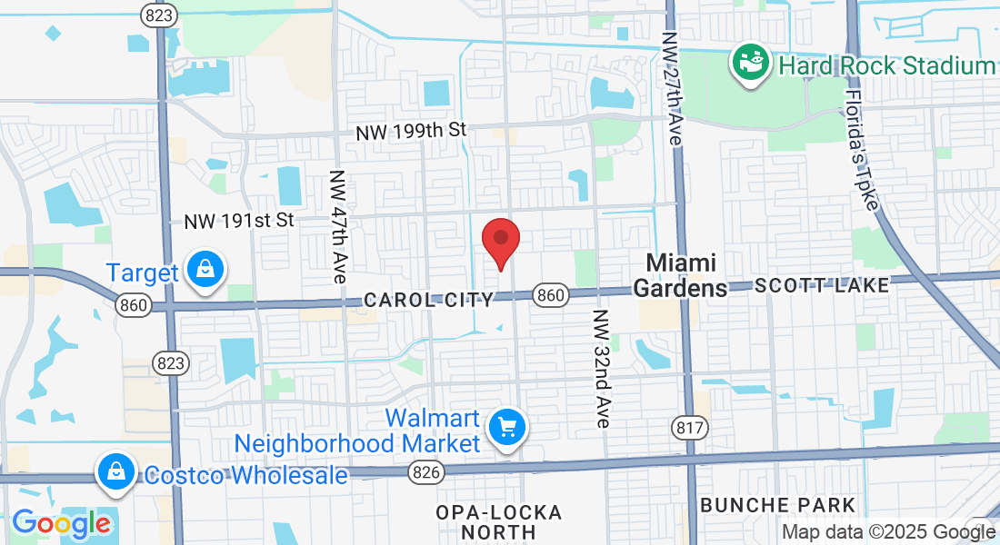 18525 NW 38th Ave, Miami Gardens, FL 33055, USA